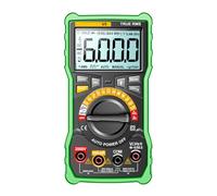 ERYUE Multímetro Digital Profesional, 6000 Recuentos, 2000V, Probador de Voltaje, Capacimetro, Voltímetro NCV para Kit de Herramientas Electricista (Verde)