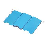 ERYUE Parabrisas Plegable Portátil para Estufa de Campamento, con Diseño de Bisagra para Mochilero, Estufa Aluminio Acampar, Parabrisas Picnic