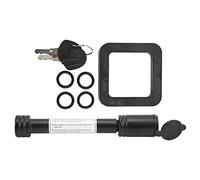 ERYUE Pin de Bloqueo del Receptor de Enganche de 5/8 Pulgadas, Cromado con 2 Llaves Anillos Unisex, Bloqueo Seguro para el Bote de Camiones de Automóviles, Compatible con Reese, Curt,