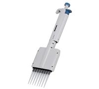 ERYUE Pipeta Manual de Precisión de 8 Canales para Uso en Laboratorio, Pantalla Dígitos para Identificación Volumen, Calibrado ISO 8655, Diseño Liviano, Volumen Medición 300 μl, Laboratorios