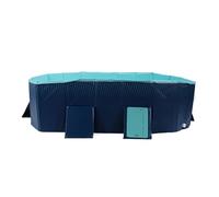 ERYUE Piscina Portátil Plegable Resistente Al Desgaste para Perros Niños, Fácil de Usar y No Inflable para Actividades Familiares en el Patio Trasero Al Aire Libre, Hecha de Material PVC Espesado