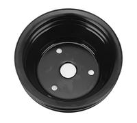 ERYUE Polea de Cigüeñal de Repuesto, Polea Doble Ranura para Bloque Pequeño V8, Bomba Agua Larga