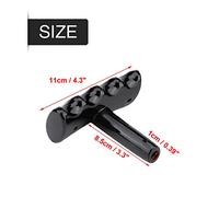 ERYUE Pomo de Palanca de Cambios con en T Lujo, Pomo Palanca Cambios Revestido para una Estética Excelente, Adecuado para 2011-2013 (Negro)