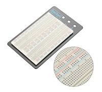 ERYUE Prototype Panboard, Prueba de Circuito sin Soldadura 1660 Puntos Los Orificios Enchufar, para el Ensamblaje y Entrenamiento de Circuitos Electrónico, con Material ABS, Color