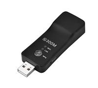 ERYUE Repetidor Inalámbrico USB, Amplificador de Señal, Velocidad de Transmisión de 300 M, Soporte WEP/WPA/WPS2, Conversión Inalámbrica a Ethernet para, Computadora Portátil,