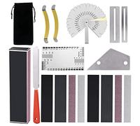 Eryue Repptool Suit 18 PCS Guitar Leveling Bar Kit Leveling Bar Kits Pulidos para Guitarra Acústica Guitarra de Guitarra Accesorios de Guitarra Herramientas de Mantenimiento