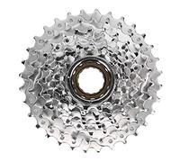 ERYUE Rueda Giratoria de Aleación de Aluminio Resistente 9 Velocidades para Bicicleta, Rápido para una Fácil Instalación, Entusiastas la Bicicleta, 1 X Plata