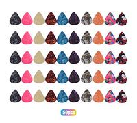 Eryue Seleccione 50 Piezas/paquete Coloridos Selecciones de Guitarra Celuloide para la GUI Acústica Eléctrica de bajo (#50)