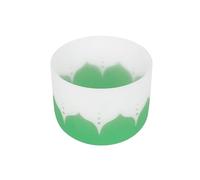 Eryue Singing Bowl de 8 Pulgadas Canto de Cristal con Mazos y Goma O-For que Hace la Música de Curación Musical Yoga Decoración del Hogar (#-F)