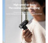 ERYUE Soplador de Aire Turbo Portátil, Ventilador de Mano Alta Velocidad, Mini Soplador Ahorro Energía para Viajes, Camping Al Aire Libre, Oficina en Casa, Motor sin Escobillas Compacto, Material