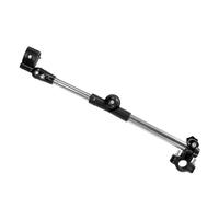 ERYUE Soporte de Abrazadera de Paraguas Ajustable Seguro para Patinetas, Material ABS Fácil Instalar - Negro