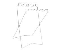 ERYUE Soporte Portátil para Bolsa de Basura de Acero Inoxidable, Práctico Estante Basura Plegable para Acampar Al Aire, Uso Doméstico (Plata)