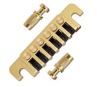 Eryue Sttie Plate Guitarra Eléctrica B Pull Plate Taille Taille Taille Reversible Saddle B TP-6 B Stop Rod (Oro)