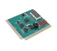 ERYUE Tarjeta de Diagnóstico de PC de 4 Dígitos, Puerto PCI ISA Estándar, Pantalla de Código Postal Dual, Herramienta de Reparación de Placa Base de Computadora, Hecha de Todos los