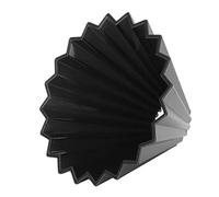 ERYUE Taza de Filtro de café Cónica, Elegante Colador Goteo café Mano Reutilizable para Cocina, Material Resina Primera Calidad, Fácil Limpiar, Respetuoso con el Medio Ambiente (negro)