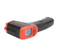 ERYUE Termómetro Industrial con Pistola Medidora de Temperatura LCD para Objetos Calientes con Retención de Datos e Indicador Láser Objetivo, para Cocina e Ingeniería, Plástico ABS/rojo (Rojo)