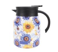 ERYUE Tetera con Infusor de té para el Hogar con Ergonómico, Diseño Seguro, Tetera Tapa para Tardes Tranquilas, Conservación del Calor y el Frío de 6 a 12 Horas, 1000 Ml (Tipo F)