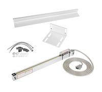 ERYUE Torno Molino Lectura Digital Escala Lineal Codificador de 300 Mm y 12 Pulgadas, Medición Estable para Taller Industrial Perfil de Aluminio