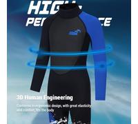 ERYUE Traje de Neopreno de 3 Mm Grosor para Niños y Niñas, Ideal para Surfear, Nadar, Bucear en Agua Fría, Traje Neopreno Completo Jóvenes Pequeños (#3)