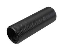 ERYUE Tubo de Manguera de Admisión Aire Frío Turbo Flexible Alto Flujo, Lavable, Resistente Al Desgaste, Aumento Potencia, Ajuste Universal para Entrada Aire 76 Mm, Color Negro