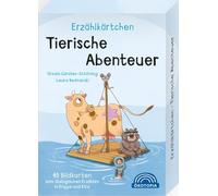 Erzählkärtchen: Tierische Abenteuer: 48 Bildkarten zum dialogischen Erzählen in Krippe und Kita