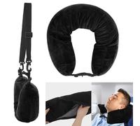 Erzekrim Almohada Cervical Rellenable Almohada de Viaje Tubular Almohada de Viaje en Forma de U Multifuncional Almohada Cervical Funda para Viajar en Coche o Vuelo sin Relleno