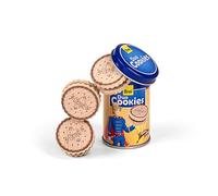 Erzi 14347 Duo Cookies de madera en lata, artículo de tienda para niños, juego de rol.