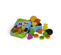 Erzi 14352 Ositos de goma de madera en lata, artículo de tienda para niños, juego de rol.