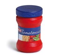 Erzi-6.1 x 3.9 cm Wooden Grocery Shop Tomato Sauce Playset Salsa Madera, 2.4 x 1.55 Pulgadas, Multicolor, (19175)