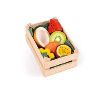 Erzi 28238 - Surtido de Frutas Tropicales de Madera para niños