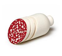 Erzi 3,9 x 8,5 cm Pretend Juega Grocery Madera Shop Mercancías Salami para Cortar