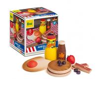 Erzi American Breakfast Holzsortierung - Cocinita & Tienda, Desde 3 Años