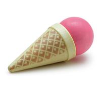 Erzi- Juguete de Cono de Helado, Rosa, Color, 4 x 10.3 cm (14000)