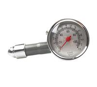 ERZU Manómetros de neumáticos Barómetro indicador de presión de neumáticos de Acero Inoxidable Sistema de Control de presión de neumáticos de Metal Indicador de neumáticos de presión de Aire Tipo p