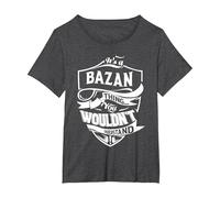 Es Algo BAZAN Que no entenderías Regalo Camiseta, Mujer Tallas Grandes, Jaspeado Oscuro, 3XL Grande