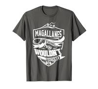 Es Algo de MAGALLANES Que no entenderías Regalo Camiseta, Hombre, Asfalto, 4XL