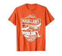 Es Algo de MAGALLANES Que no entenderías Regalo Camiseta, Hombre, Naranja, XL