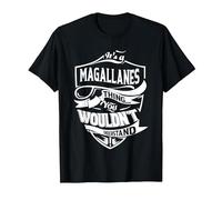 Es Algo de MAGALLANES Que no entenderías Regalo Camiseta, Hombre, Negro, M