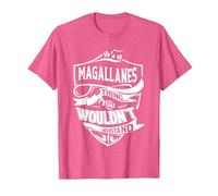 Es Algo de MAGALLANES Que no entenderías Regalo Camiseta, Hombre, Rosa Jaspeado, XXL