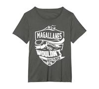 Es Algo de MAGALLANES Que no entenderías Regalo Camiseta, Mujer Tallas Grandes, Asfalto, 6XL Grande