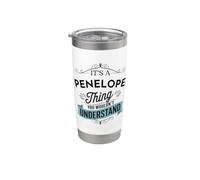 Es algo de Penélope que no entenderías gracioso Vaso térmico de acero inoxidable de doble pared