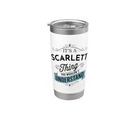 Es algo de Scarlett que no entenderías gracioso Vaso térmico de acero inoxidable de doble pared