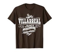 Es Algo Villarreal Que no entenderías el Apellido Camiseta, Hombre, Marrón, S