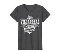 Es Algo Villarreal Que no entenderías el Apellido Camiseta, Mujer, Jaspeado Oscuro, S