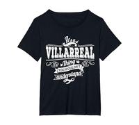 Es Algo Villarreal Que no entenderías el Apellido Camiseta, Mujer Tallas Grandes, Negro, 4XL Grande