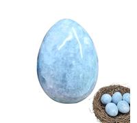 es Azules, de cianita - Adornos pulidos Cianita Azul - Piedra de preocupación de Bolsillo de Mano, Escultura de Esfera Decorativa para meditación y Equilibrio de Reiki