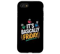 Es básicamente Viernes Divertido Decir Jueves Amantes del café Carcasa para iPhone SE (2020) / 7/8