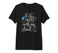 Es Bien con Mi Alma Mariposa Camiseta Premium