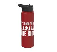 Es bueno ser el rey Funny Chess Stainless Steel Insulated Water Bottle