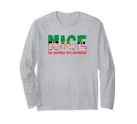 Es Bueno si los Yorkies están involucrados, Divertido Papá Noel navideño para Perros Manga Larga